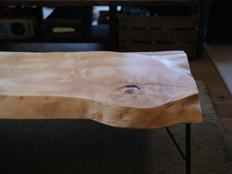 栃 トチ 板（2953) 1410×467×30 無垢板 純白縮み杢 プレナー加工品 良品 看板板 彫刻 家具材 テーブル 小物 DIY他 